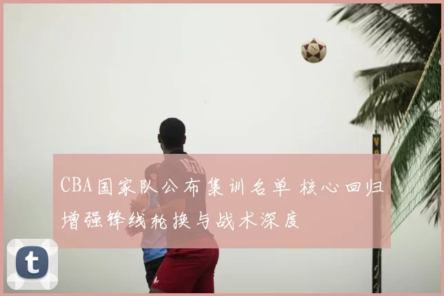 CBA国家队公布集训名单 核心回归增强锋线轮换与战术深度