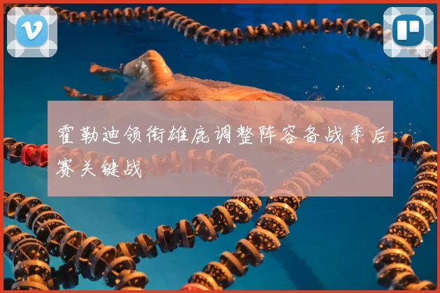 霍勒迪领衔雄鹿调整阵容备战季后赛关键战