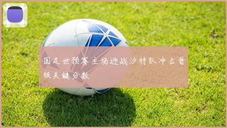 国足世预赛主场迎战沙特队冲击晋级关键分数